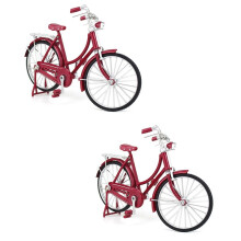 Metal Bike Model Vintage Bicycle Decor Bicycle Art Ornaments Figurines Iron Art Bike Decorative Classic Bike Sculpture