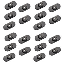 20-Teiliges Schlossloch Laptop Schlossloch Laptop Tablets Anti-Diebstahl-Schlossloch für Laptop für Tablets Sicherheitsschloss Basisteile