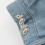 Catarama cu fluture cu strasuri pentru blugi (5 perechi) Silver 3