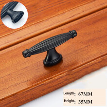 (M)Modern Matte Black Nickel Kitchen Cabinet Handle Door Pull Drawer Knob Hardware