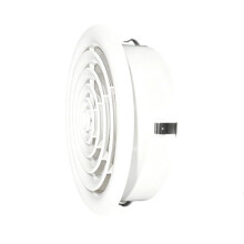 Round Vent Cover (with Clips and Insect Mesh), 200mm Ceiling Ventilation Grille, for Ventilation and HVAC Systems