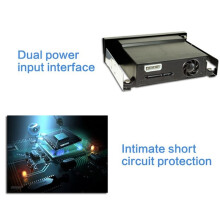 5.25 Inch Internal Tray-Less Bay III Hard Drive Backplane Enclosure Hot Swap Mobile Rack for 2.5"/3.5" HDD or SSD