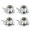 4Pcs Double Lock Barbell Lock Collar Dumbbell Hex Nut for 1