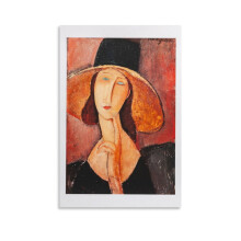 Reproduction d'une peinture d'Amedeo Modigliani (88) sur toile, 40 x 60 cm, idéale comme cadeau ou décoration intérieure.