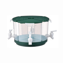 Drikkevaredispenser 360 rotation, kompatibel med Yonrjhukm, Punch-dispenser til fester, aftagelig plastikjuicedispenser med lækagesikker tap &