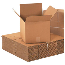 Verzenddozen klein 30,5 cm L x 30,5 cm B x 30,5 cm H, 25 stuks | Golfkartonnen doos voor inpakken, verhuizen en opslag