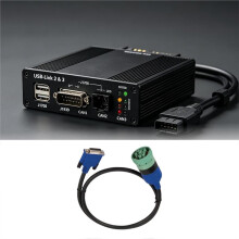 Cabo Adaptador Nexiq 9 Pin Deutsch de 1 Metro para Laptops para USB Link 2 e Link 3 para Acessórios Explorer