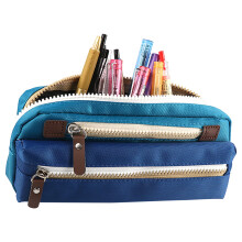 Trousse à crayons WQQZJJ, trousse camouflage à 3 compartiments pour écoliers, organisateur de fournitures scolaires multi-compartiments grande
