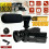Câmera de vídeo digital KEINXS1080P HD com zoom de 16x, microfone externo e lente grande angular. 1