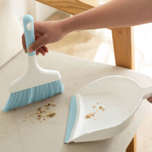 Ensemble pelle et balayette Bocqde : pelle et balayette à main avec poignée ergonomique pour le nettoyage du canapé, de la table, de la chambre ou