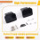 2Pcs 175A Flush Mount Bracket Panel with Dust Cover, Plug Connector Fixed Mounting for RV, Truck, Marine 5