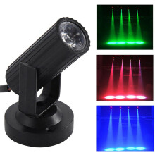 Proyector de luz LED mini azul para escenarios, focos para fiestas, discotecas, DJ, bares y música.