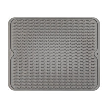 Escurridor de platos Giyblacko para colocar sobre el fregadero, para uso diario en la cocina, para cuencos de vidrio, con almohadilla de drenaje