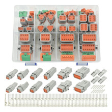 215 St. Deutsch Connector Kit, DT 2 3 4 6 8 12 Pin Kontakter, IP67 Vattentäta Elektriska Kontakter Plug