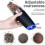 Σετ μύλων αλατιού και πιπεριού Gravity Battery με φως, επαναφορτιζόμενες ηλεκτρικές 3
