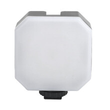 Mini bærbar RGB-videolampe, oppladbar LED-kameralamper, fotograferingsfyllingslys, støtte for fotograferingsbelysning