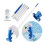 Pool Cleaning Kit with Telescoping Pole, Leaf Skimmer Net, Vacuum  & Pool Brush Set for Pools EU Standard 5