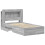 VidaXL vidaXL Bed Frame with Storage Grey Sonoma 90 x 200 cm Engineered Wood 5
