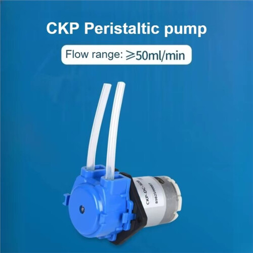 2pcs Small Peristaltic Pump  12V Micro Self-Priming Pump Liquid Pump Aquarium Lab Reversible Metering 1