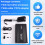 Caixa de Disco Rígido IDE para HDD SSD de 3,5 Polegadas USB para HD Externo de Metal com Adaptador OTG Plugue EU 2