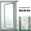 Mosquitera invisible WinysinDIY S-simple con velcro para ventanas. 8