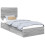 VidaXL vidaXL Storage Bed Grey Sonoma 100 x 200 cm Engineered Wood 4