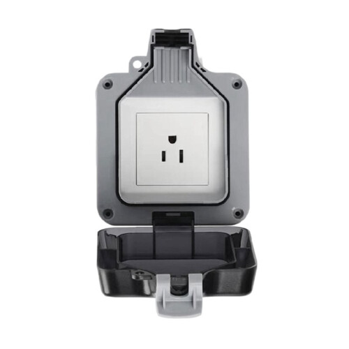 IP66 Waterproof Socket Universal Us Plug Outdoor Waterproof Charging Industrial 3 Pin Socket 2