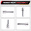 Weight Stack Pin Extender for Cable Machine & Home Gym, Gym Magnetic Pin Attachment for Strength Training 8