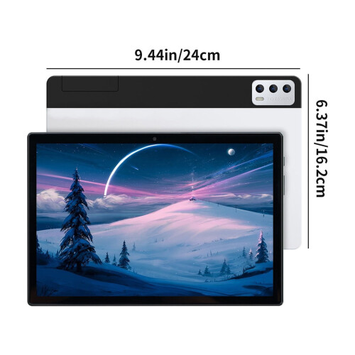 Tablet Jacenvly 10.1", Android Τετραπύρηνο, 2+16GB, Διπλή Κάμερα, Διπλή SIM, Συμβατό με Μάθηση, 2