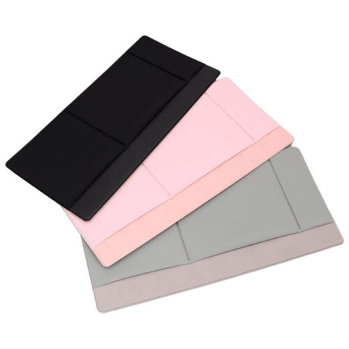 Self-Adhesive Cloth Storage Bag for Mouse, Notebook, Data Cable, and Hard Disk Computer Accessories Grey 1