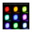 Μίνι φορητό φως βίντεο RGB επαναφορτιζόμενο φως κάμερας LED φωτιστικό πλήρωσης 8