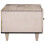 VidaXL vidaXL Coffee Table Bleached White 100 x 54 x 40 cm Solid Mango Wood 2