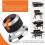 2 Pack Gas Griddle Knobs, Replacement Knobs for Blackstone 1666, 1517, 1554, 1825, 1836, Grill Accessories 4
