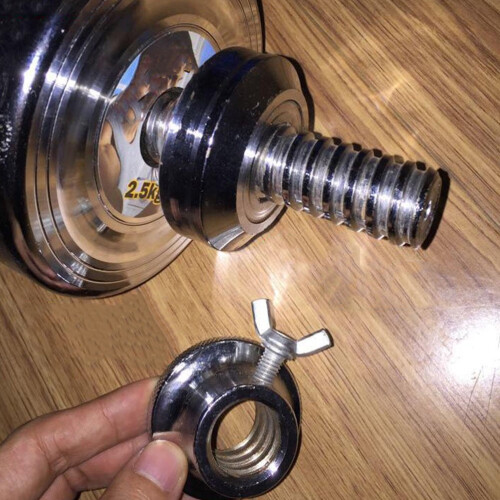 4Pcs Double Lock Barbell Lock Collar Dumbbell Hex Nut for 2