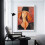 Πίνακας ζωγραφικής Amedeo Modigliani (88) Τοίχος σε καμβά, 16x24 ίντσες, συμβατός με δώρα 3