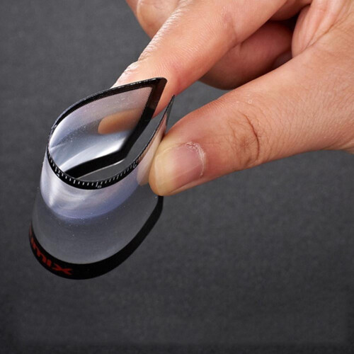 Loupe de poche transparente format carte de crédit T7L2 1