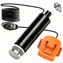 Pompe à Eau Submersible Sans Fil pour Batterie Li-Ion 18V pour pour L'Irrigation, la Piscine et le Pompage de Bassin