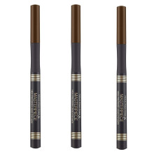 3 Pcs Max Factor Masterpiece High Precision Liquid Eyeliner - Chocolate 10