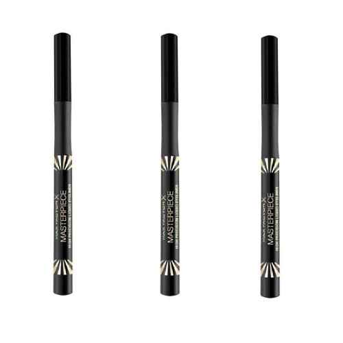 Max Factor 3 Pcs Max Factor Masterpiece High Precision Liquid Eyeliner - Velvet Black 01