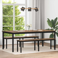 vidaXL Dining Tables 2 pcs 200 x 100 x 75 cm Engineered Wood
