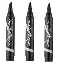 3 pcs Maybelline Master Graphic Liquid Eyeliner Bold Black