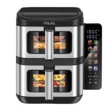 11L Dual Zone Digital Air Fryer Oven Cooker Oil Free Low Fat 10-in-1 Oven Hpgnbl