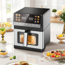 10L Air Fryer 12 Preset Modes 1800W Oil Free Digital Oven Color Icons Blyjpbymsp