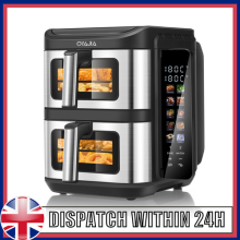 11L Dual Zone Digital Air Fryer Oven Cooker Oil Free Low Fat 10-in-1 Oven Dcimnc