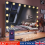 Hollywood Vanity Mirror with Lights Bluetooth Speaker Makeup Mirror 15 LED Kkyur 1