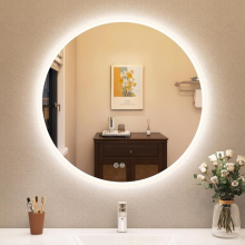 Round LED Bathroom Wall Mirror Demister Illuminated Light Up 500x500 Hcslnypuyzv