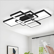 Pendant Lamp Ceiling Lights Room Chandelier Living Light Black Frame with Ogcxxo