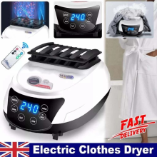 2300W Heated Clothes Horse Dryer Indoor Electric Washing Laundry Airer Only dry