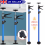2X Adjustable Drywall Plasterboard Builder Ceiling Easy Support Props 115-290cm 1