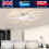 Dimmable LED Ceiling Light with Remote Control Modern Spiral Design Living Dyyct 2